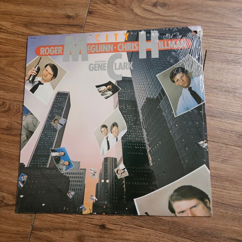 Roger McGuinn & Chris Hillman Gene Clark – City 1980 ST-12043 PROMO SEALED NOS